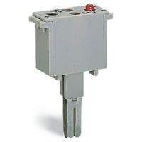 WAGO 280-803/281-413 10mm Red LED 24V Component Plug Grey 50pk