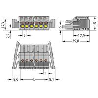 WAGO 2231-112/037-000 Female Locking Levers 12P Pitch 5mm Push-but...