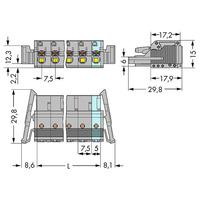 WAGO 2231-210/037-000 Female Locking Levers 10P Pitch 7.5mm Push-b...