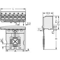 WAGO 2092-1106/002-000 Female picoMAX 6P 5mm Gripping Plate Pk100