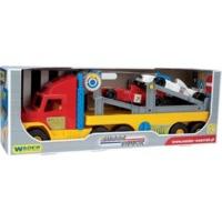 wader super truck transporter with 2 cars 03662