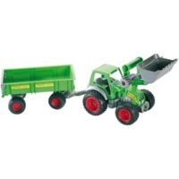 Wader FARMER Tractor with Front Charger and 2-Axle-Trailer (39202)