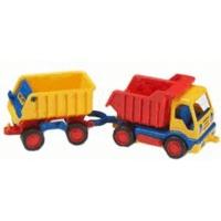 wader basics tip up truck with trailer 36140