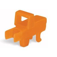 wago 2005 7300 snap in lockout for 2005 series orange 100pk