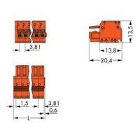 wago 2734 212 female mcs mini 12p 381mm push buttons pk25