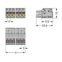 wago 2231 108102 000 female end plate 8p pitch 5mm push button pk50