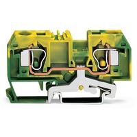 WAGO 284-907 10mm 2-conductor Through Terminal Block Green-yellow ...