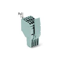 WAGO 2020-213/125-000 13-way 2 Conductor Female Plug with Locking ...