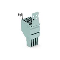 WAGO 2020-213/135-000 13-way 2 Conductor F Plug w Strain Relief Pl...