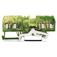 WAGO 280-837 5mm 4-conductor Ground Terminal Block Green-yellow AW...