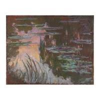 Water-Lilies, Setting Sun by Claude Monet