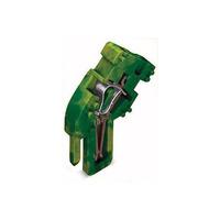WAGO 769-515/000-016 1-conductor End Module Angled 1-pole Grn-yell...