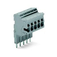 wago 2004 555 modular topjobs connector 5 pole connector grey awg