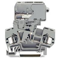 wago 281 624 8mm disconnect terminal block grey awg 28 12 50pk