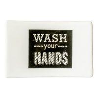Wash Your Hands Ceramic Soap Dish