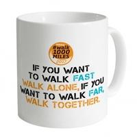 walk far walk together mug