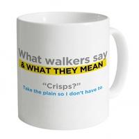 Walkers Say Crisps Mug