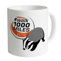 Walk 1000 Miles 2016 Badger Mug