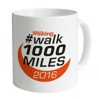 Walk 1000 Miles Logo Mug