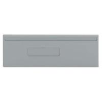 wago 279 345 2 x 73mm oversized separator for 279 series grey 100pk