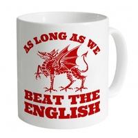 Wales Beats England Football Mug