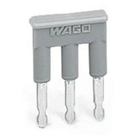 wago 281 483 18mm 3 pole insulated comb style jumper bar grey 100pk