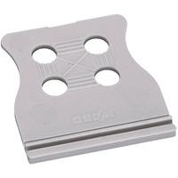 wago 734 327 strain relief plate 6mm wide grey 100pk