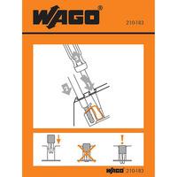 WAGO 210-183 Instruction Stickers for Rail-mount Terminal Blocks A...