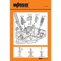 WAGO 210-424 Stickers for Operating Instructions 100pk