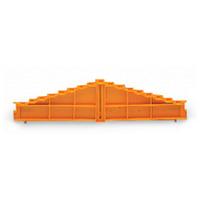 wago 727 107 8 level end plate 7 0 0 7 762mm orange 25pk