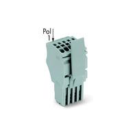 WAGO 2020-104/124-000 4-way 1 Conductor Female Plug with Locking L...