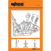 WAGO 210-423 Stickers for Operating Instructions 100pk