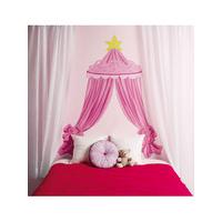 Wallies Pink Canopy Headboard Wa...
