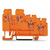 WAGO 270-577 Cct. 1 Actuator 3-Cndtr. Supply Terminal Block Orange...