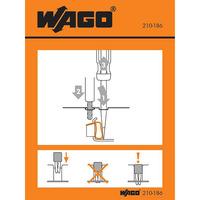 WAGO 210-186 Operating Instruction Stickers for Rail-mount Termina...