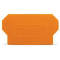 wago 283 327 2mm separator plate orange 50pk