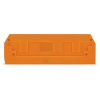 WAGO 283-352 2.5mm End Plate Orange 50pk