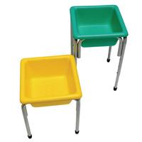 water play tubs set of 2 green amp yellow