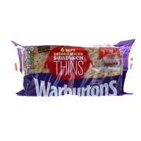 warburtons 6 sandwich thins seeded