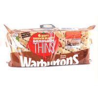 warburtons 6 sandwich thins brown