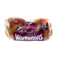 Warburtons Thin Bagels 6 Pack Cinnamon & Raisin