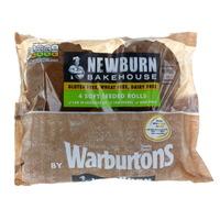 Warburtons Gluten Free 4 Soft Seeded Rolls