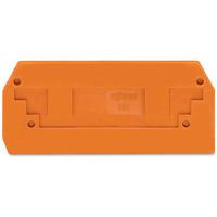 WAGO 282-328 2.5mm End and Intermediate Plate Orange 100pk