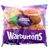 Warburtons 4 Fruity Teacakes