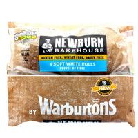 Warburtons Gluten Free 4 Soft White Rolls