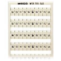 WAGO 209-646 WSB Quick Marker Vertical (R1-Z1, SL) 10ea White 5pk