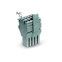 WAGO 2022-110/123-000 10p 1 Conductor F Plug w Locking Lever AWG 2...