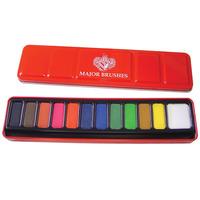 watercolour paint tin pack of 10