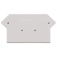 WAGO 281-353 3mm End Plate Light grey 100pk