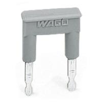 wago 281 492 18mm 2 way insulated comb style jumper bar grey 100pk